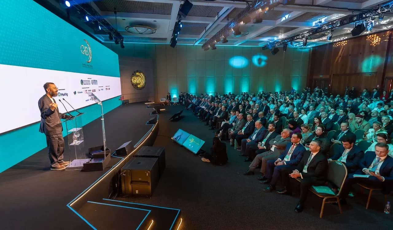 Halal industry forum audience and speaker